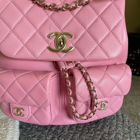 Chanel duma bag small size rose pink color - Picture 10 of 16
